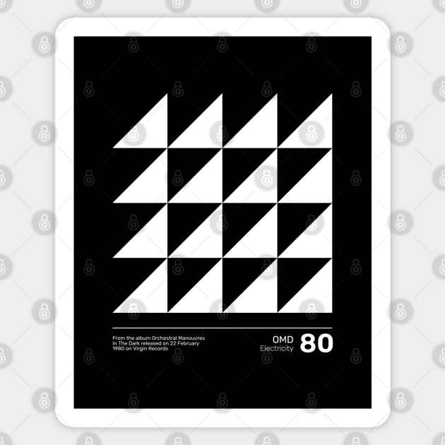 OMD Electricity Sticker by Timeless Chaos